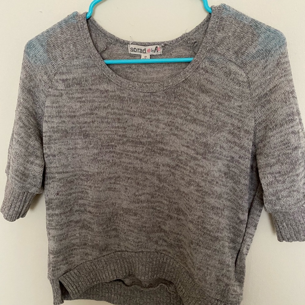 Gray sweater